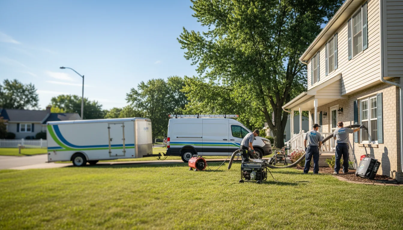 Flooded Basement Restoration And Cleanup With Repair in Lewiston, NE near me